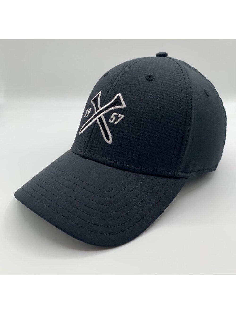 TaylorMade Mens Black Marin Country Club Strapback Adjustable Hat